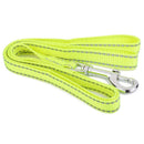 Reflective Lining Pet Dog Lead Leash with Clip (2.5cm, Yellow) E1K9