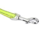 Reflective Lining Pet Dog Lead Leash with Clip (2.5cm, Yellow) E1K9