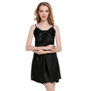 Women Lace Nightdress Sleeveless Sleepwear Mini Sleeping Dress V-neck Night Y8J5