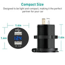 USB Car Socket 12V Car Charger 5V 4.2A Dual USB Car Charger Waterproof Car  I3U2