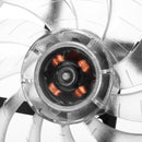 120mm PC Case Fan Computer Ultra Silent Rainbow Lights Cooler Cooling Heatsink