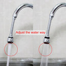 Stainless Steel 360 Degree Rotatable Water Saving Faucet Tap Aerator Faucet C5K9