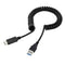Stretch USB-C USB 3.1 Type C to USB 3.0 A Male Data Charge Cable for Tablet G6C7