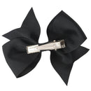 20pcs Big Hair Bows Boutique Girls Alligator Clip Grosgrain Ribbon Headband