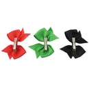20pcs Big Hair Bows Boutique Girls Alligator Clip Grosgrain Ribbon Headband
