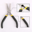 8PCs Mini Pliers Set, Long Nose with Teeth, Flat Jaw, Round Curve Needle Di J4I8