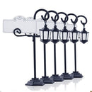5 PCS Streetlight Shape Wedding Party Reception Place Card Holder Number Na