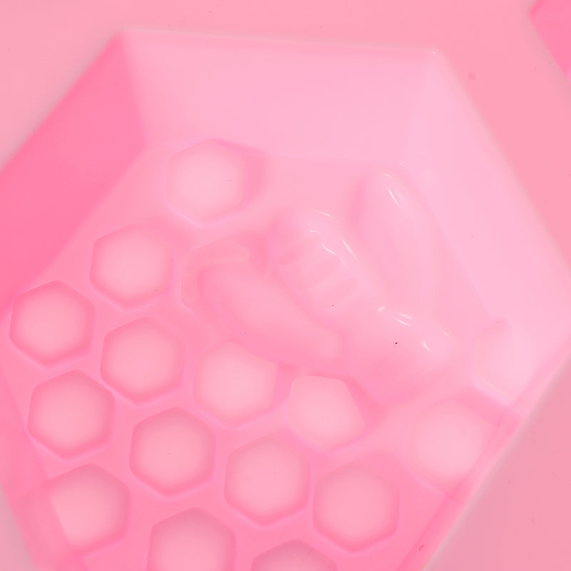 Silicone Mould 6 Hole Honey Bee Design Soap Clay Wax Mold For Handmade DIY Craft
