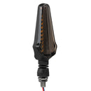 12V Motorcycle Flowing 24 LED Turn Signal Indicator Lights Ameber+White/Red/Blue