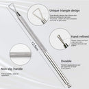 Cuticle Pusher Stainless Steel e-ShapeCuticle Peeler Scraper Remove Gel Nai U1D3