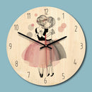 Cartoon creative wall clock modern minimalist living room creative clock ar K2X6