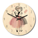Cartoon creative wall clock modern minimalist living room creative clock ar K2X6