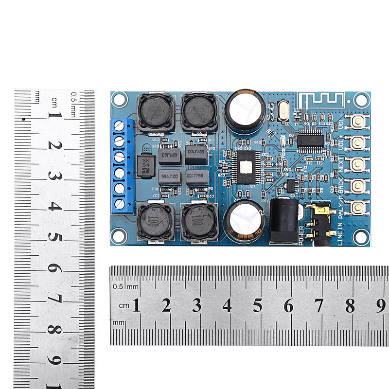 Dual Channel Digital bluetooth Amplifier Board Wireless BT 3.0/4.0/4.1 Audio Amp Board Without Niose 50W+50W