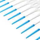 40pcs Interdental Between Teeth Floss Brush Elastic Massage Gum Toothpick