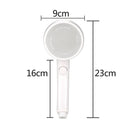 ABS High Pressure Rain Bath Hand Shower Sprayer 360 Rotation Water Saving B