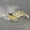 10pcs 4CM Soft Shrimp Fishing Lure Single Hooks Soft lure Realistic Grass S