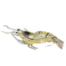 10pcs 4CM Soft Shrimp Fishing Lure Single Hooks Soft lure Realistic Grass S