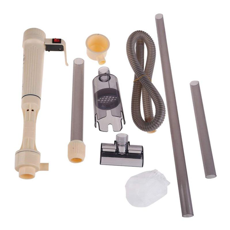 Jeneca Electric Aquarium Fish Tank Vacuum Syphon Siphon Gravel Cleaner Pump V3N4