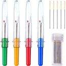 Hand Sewing Tools Set, 50 Pack Cross Stitch/ Embroidery Hand Needles, 4 Pie