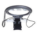 2X/6X Hanging Magnifying Glass Light Desktop LED Lamp Giant Reading Magnifier