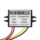 XINWEI 24V to 12V 3A 36W DC Power Inverter Converter Step-Down Buck Power Supply Module Non-isolated