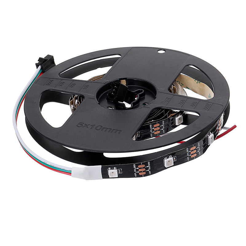 Non-waterproof 1M 2M WS2812B RGB Color LED Strip Light + SP105E 200 Modes APP Bluetooth Controller DC5-24V
