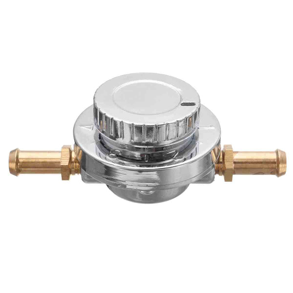 Adjustable 1-5 PSI Flow Fuel Pressure Carburettor Carb Regulator + 8mm 10mm Tail