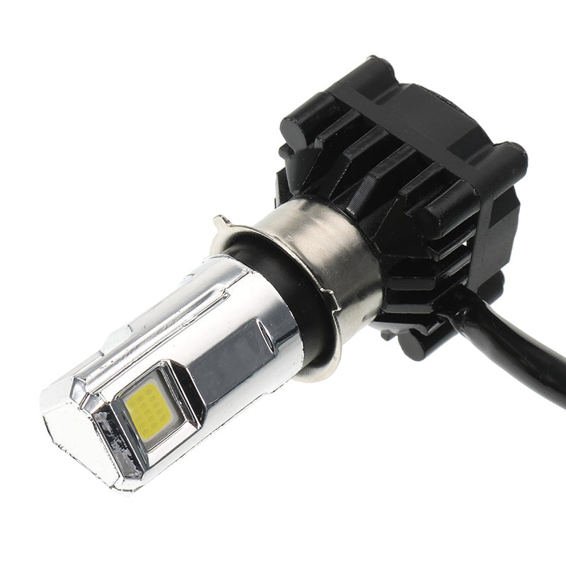 3 LED 3500LM 6000k Motorcycle Bike Car H4 COB HI/Lo Beam Headlight Lamp Bulb Kit