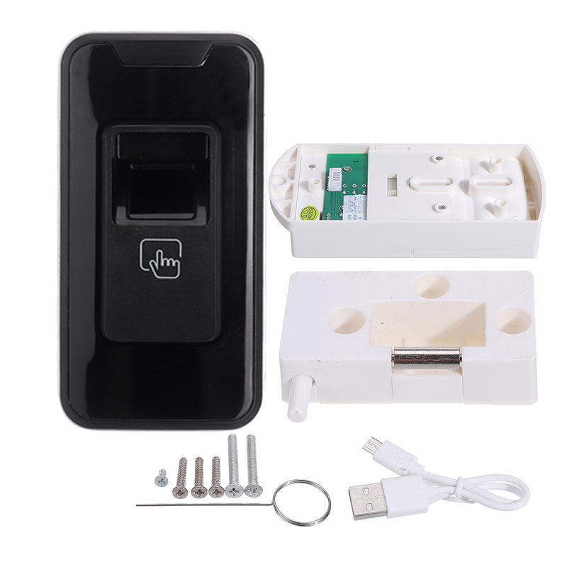 Smart Fingerprint Sauna Drawer Lock Security Cabinet Lock Anti-theft Office Keyless Door Lock