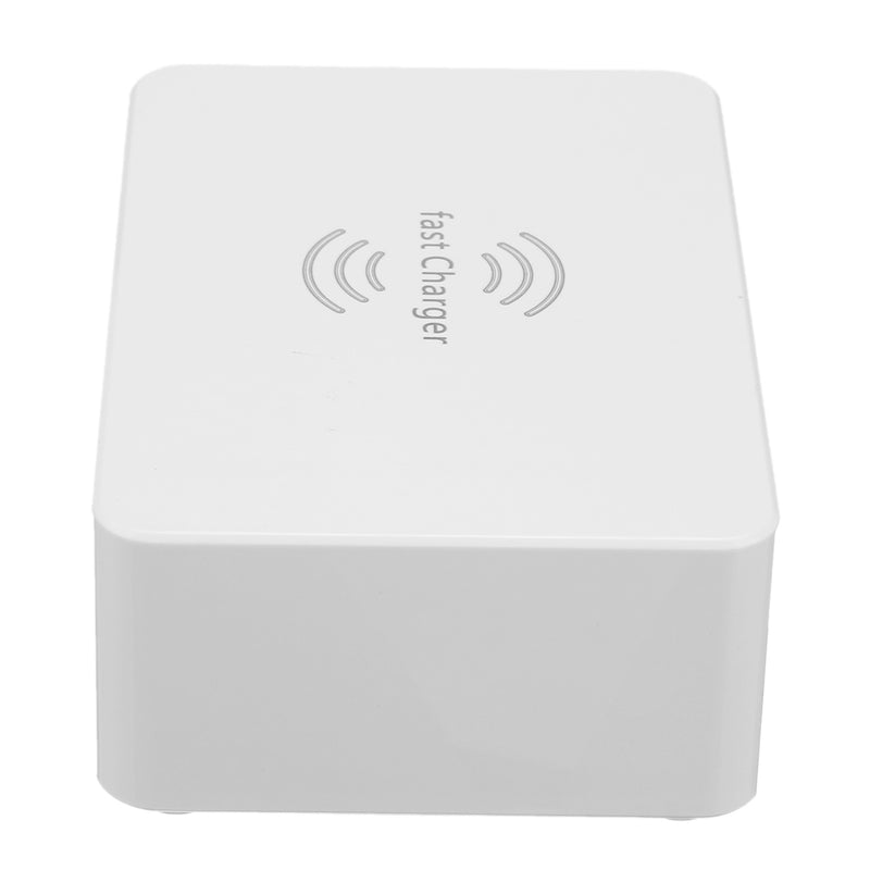 2 In1 Qi 3.0 Wireless Charger 5 Ports USB LCD Fast Quick Charging Stand Dock Pad Mat