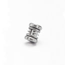 1Pcs DIY Tritium Vials Titanium Ring For Self-Luminous 15 year Tritium tube Pendant Necklace Jewelry Pendant