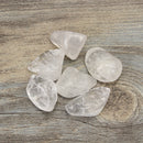 6pcs Transparent Clear Crystal Quartz Healing Stone Decoration DIY