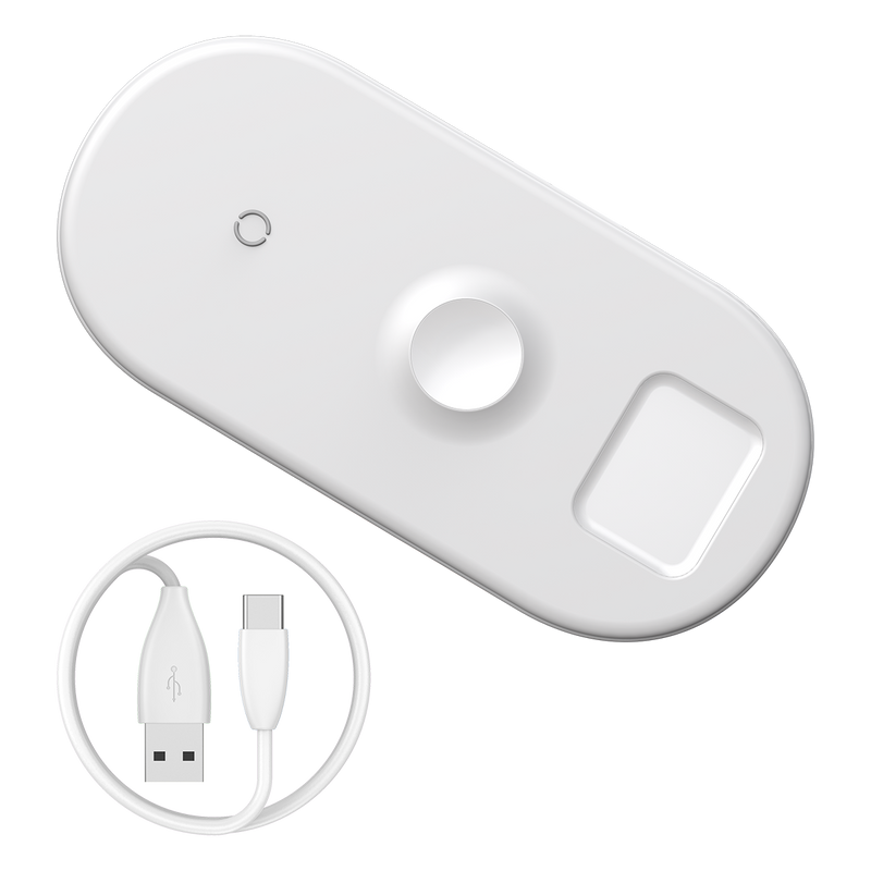 Baseus 3 in 1 Charging Pad Wireless Charger For iPhone X XS MAX XR 8 for Airpods 2019 Apple Watch 4 3 2