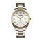 SKMEI 9101 Business Style Men Wrist Watch Full Steel Calendar Crystal Quartz Watch