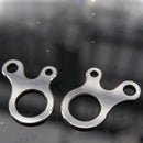 3 Hole EDC Survival Buckle Multi-purpose CNC Stainless Outdoor Knotting