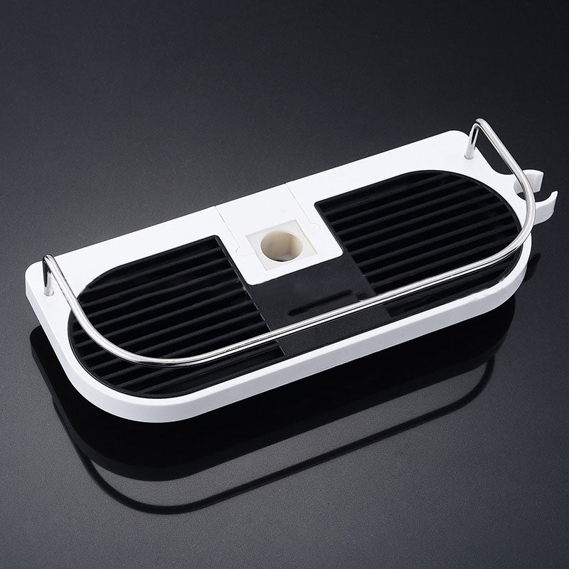 Bath Towel Tray Home Single Tier Shampoo Shower Head Holder Bathroom Shelf Shower Storage Rack