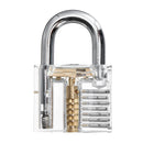 14Pcs Training Unlock Tool Skill Set Unlocking Lock Picks Set Key Transparent Practical Lock