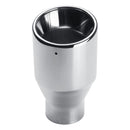 63mm-102mm Chrome Stainless Steel Car Round Rear Pipe Tail Exhaust Muffler Tip