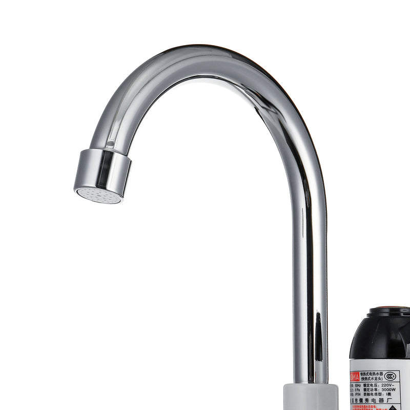 3000W Instant Electric Faucet Under Inflow/Lateral Inflow Kitchen Hot Water Heater Tap
