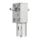 Machifit JGY-370 DC 6/12/24V 150RPM Double Shaft Worm Gear Motor Self-locking Reduction Gear Motor