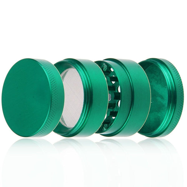 4 Layer Alloy Herb Grinders Green Tobacco Crusher Hand Muller Grinder