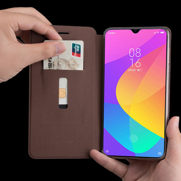 MOFI Shockproof Flip with Stand Card Slot Full Body PU Leather Protective Case for Xiaomi A3 / Xiaomi CC9e