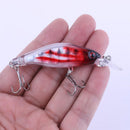 ZANLURE 8pcs 8cm Floating Wobblers Minnow Fishing Lures Crankbaits Hooks Bass Tackle