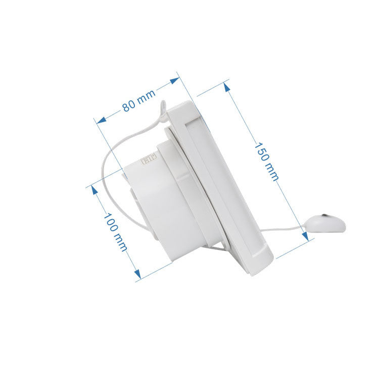 Bathroom Kitchen Gusset Ceiling Wall Mount Exhaust Fan Ventilation Blower Air Fresh Ejector Fan