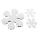 8Pcs Snowflake Shape Anti Skid Waterproof Bath Tub Treads Bathroom Stickers Decorations