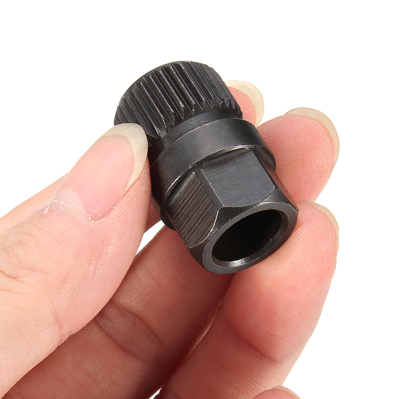 33 Teeth Spline Alternator Socket Alternator Clutch Free Wheel Pulley Removal Tool