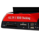 USB2.0 SATA IDE Dual Slots All-in-one HDD Laptop Docking Station EU