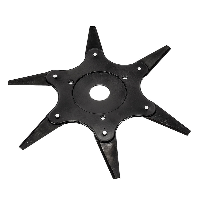 6 Steel Blades Razors Black Trimmer Head Lawn Grass Weed Eater Brush Cutter