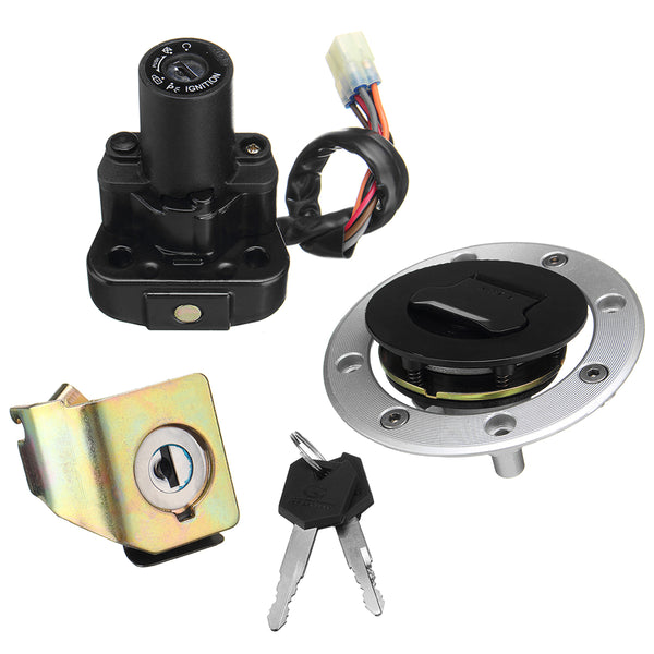 Ignition Switch Lock & Fuel Gas Cap Key Set For Suzuki GSX1300R Hayabusa 99-07