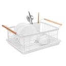 Large Metal Wire Kitchen Dish Cup Drying Rack Holder Drainer Storage  Basket